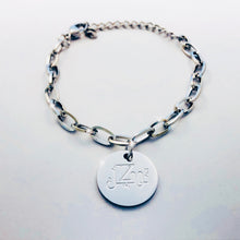 Load image into Gallery viewer, Tawakkul Charm Bracelet - 18K White Gold Plated
