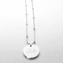 Load image into Gallery viewer, Sincerity Coin Necklace - Silver Tone (Premium Stainless Steel)
