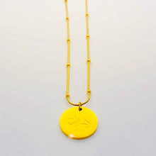 Load image into Gallery viewer, Sincerity Coin Necklace - 18K Yellow Gold Plated
