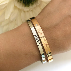 Paradise Rose Gold Plated Cuff Bangle