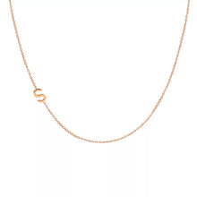 Load image into Gallery viewer, Rolled Gold Initial Necklace  - letter S
