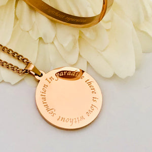 Paradise Necklace - 18K Rose Gold Plated