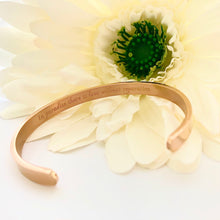 Load image into Gallery viewer, Paradise Rose Gold Plated Cuff Bangle
